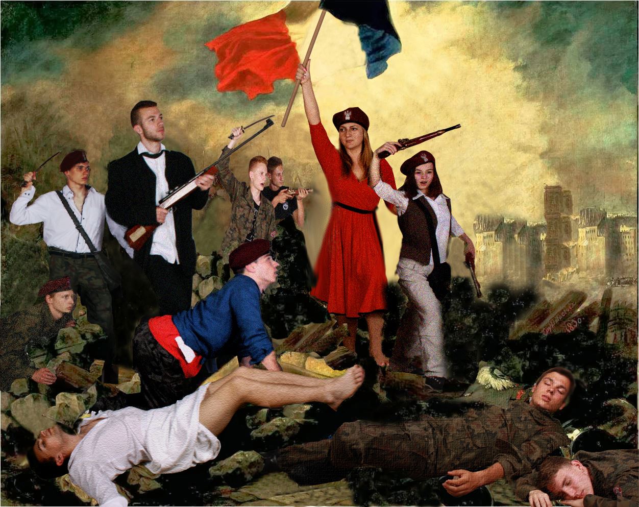 Eugène Delacroix (1798-1863), Wolność wiodąca lud na barykady 1830
